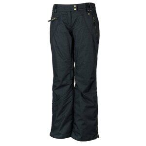 Obermeyer Women's 8 Delia Snow Pants Charcoal Dark Gray Snowboard Skiing Winter